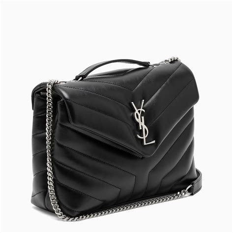 ysl loulou black silver|Loulou Handbags Collection for Women .